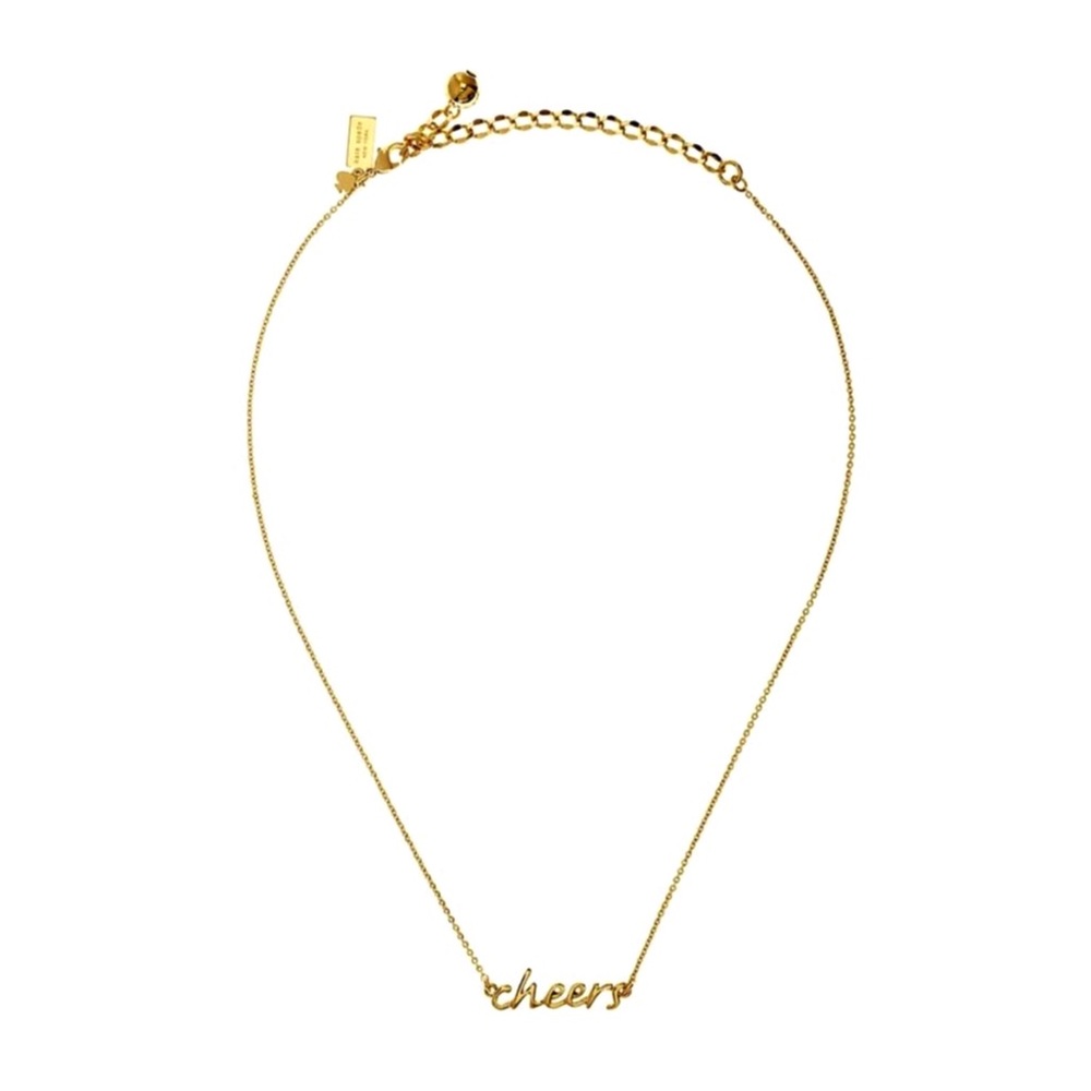 KATE SPADE • “Glass Half Full” Cheers Necklace - Picture 3 of 6